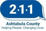 211 logo Image of 211 Ashtabula County Helping People. Changing Lives. logo